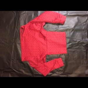 More of a maroon color or wine red top